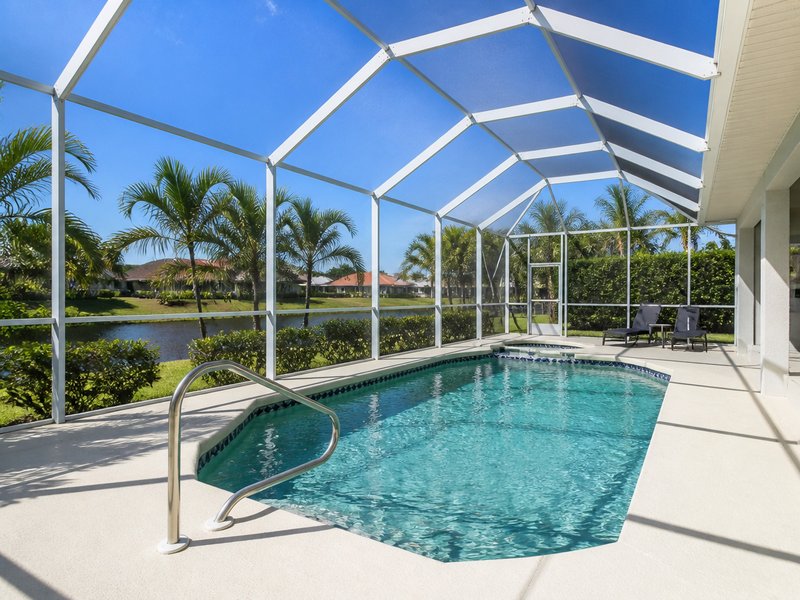 Safety Harbor, FL pool cage cleaning after result